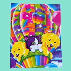 Vintage Lisa Frank The Balloon Buddies Nostalgic Bold Folder
